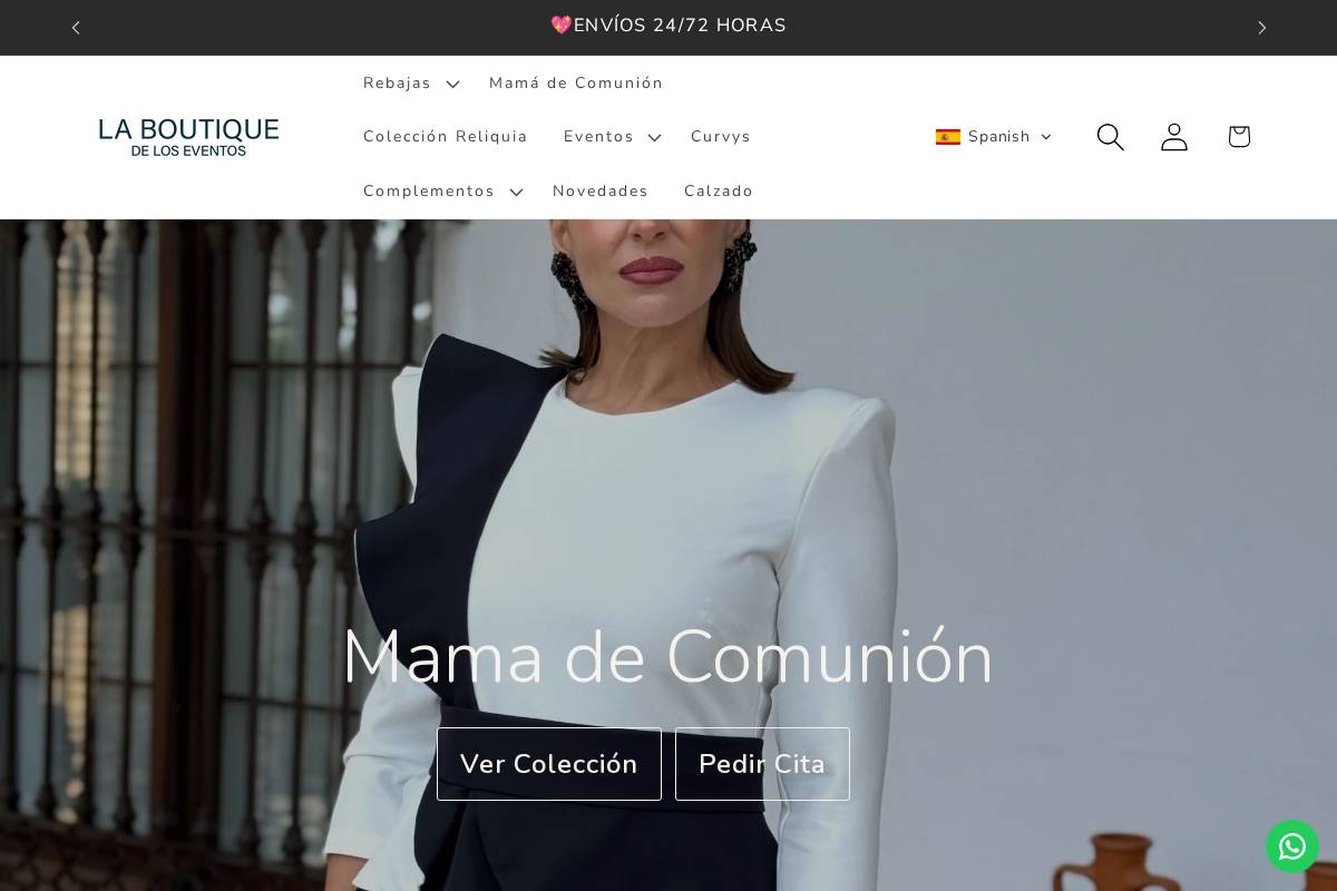 laboutiquedeloseventos.com homepage screenshot