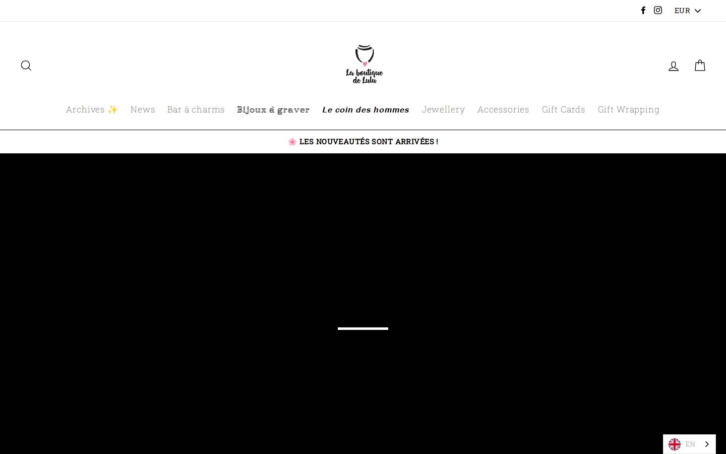 laboutiquedelulu.fr homepage screenshot