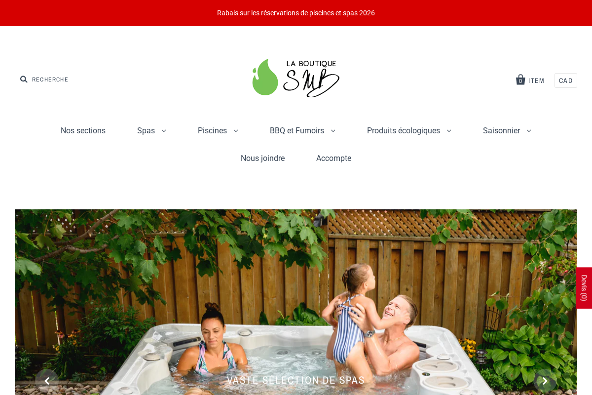 La Boutique SMB homepage screenshot