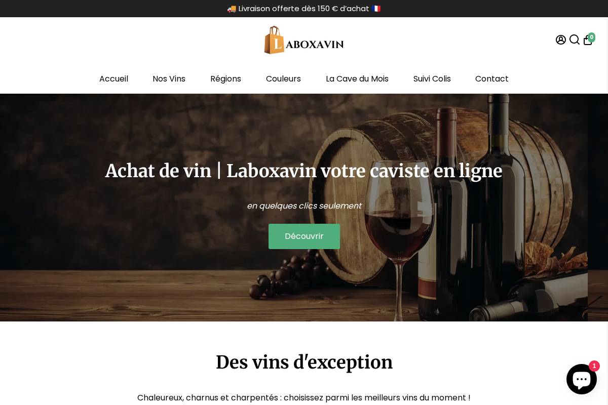 LABOXAVIN homepage screenshot