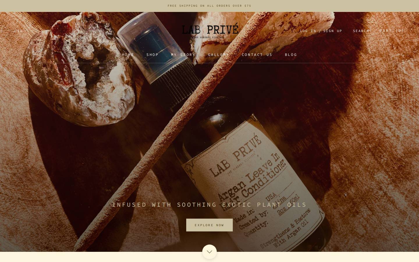 labprive.com homepage screenshot