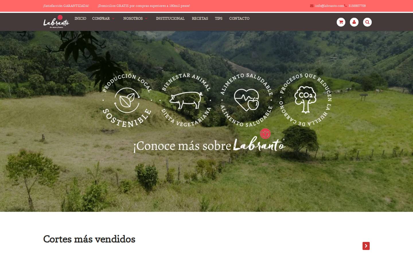 labranto.com homepage screenshot
