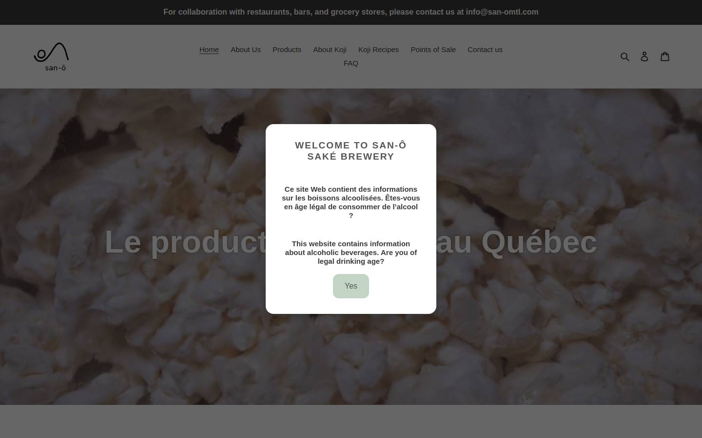 labrasseriesan-o.ca homepage screenshot