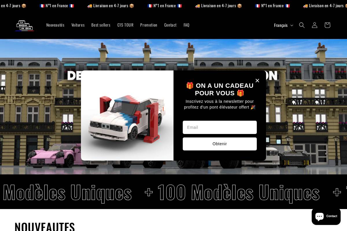 Labriquedereve homepage screenshot