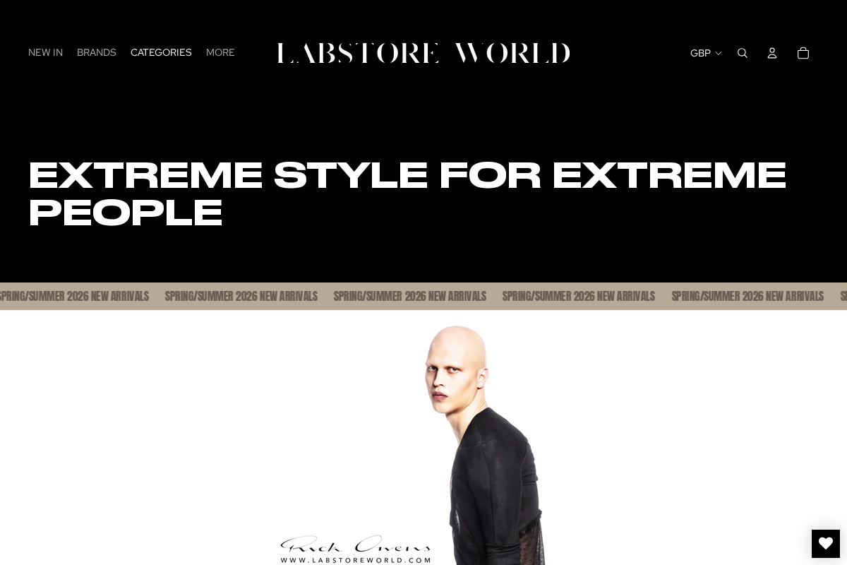 labstorelondon.com homepage screenshot