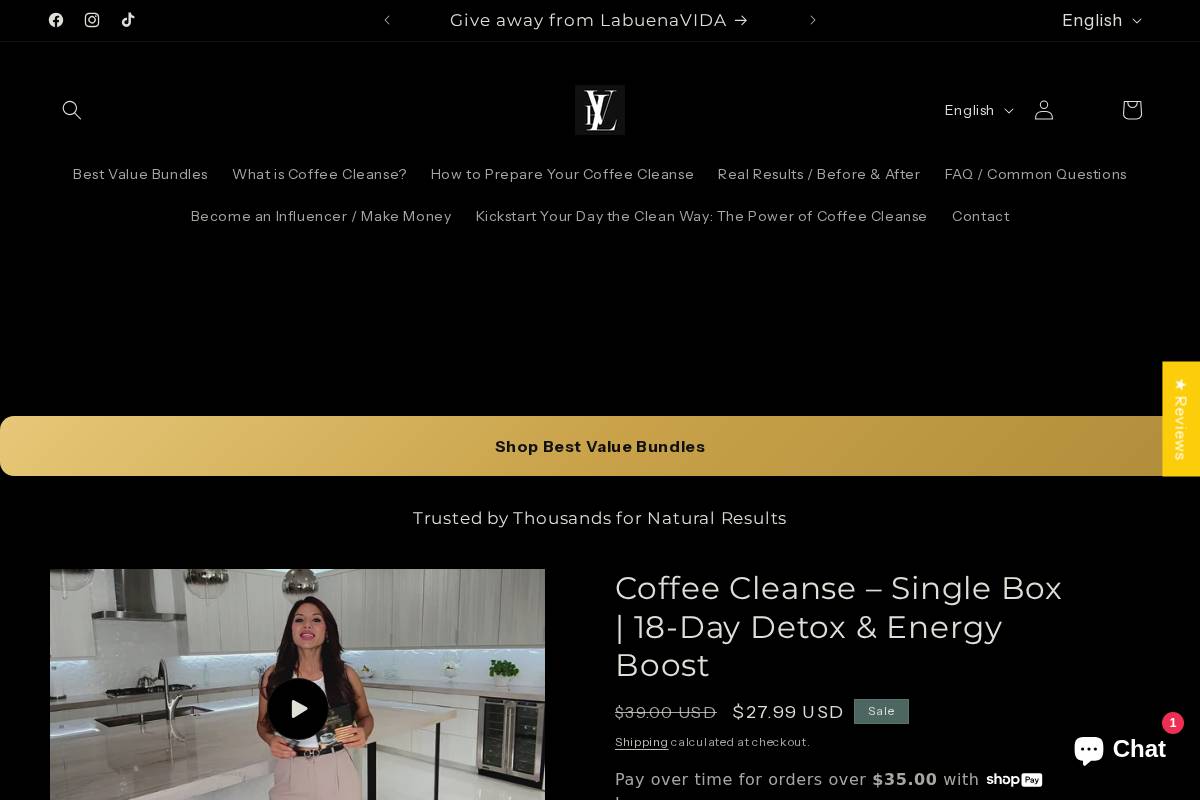 labuenavidaus.com homepage screenshot