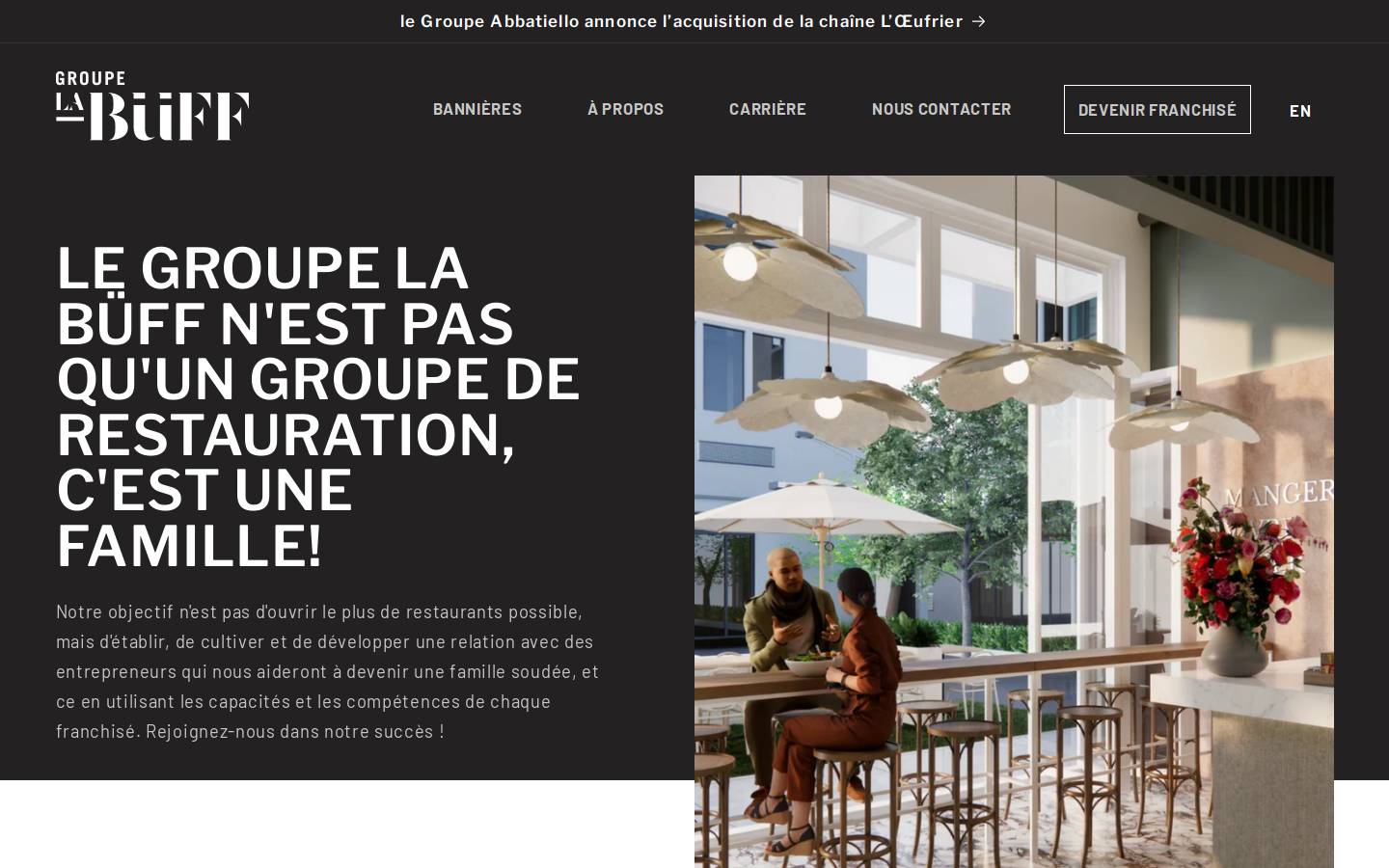 labuff.ca homepage screenshot