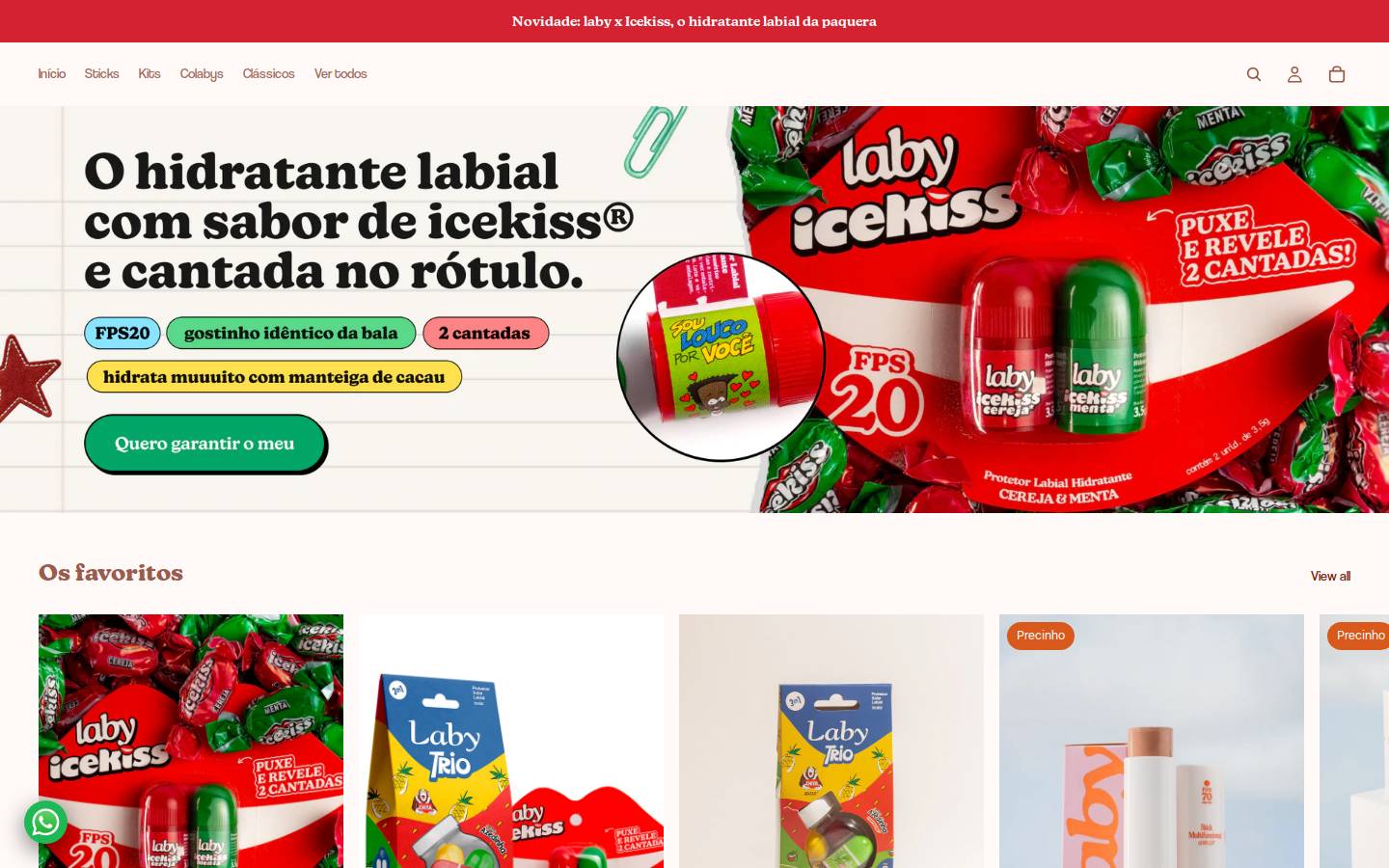 laby.com.br homepage screenshot