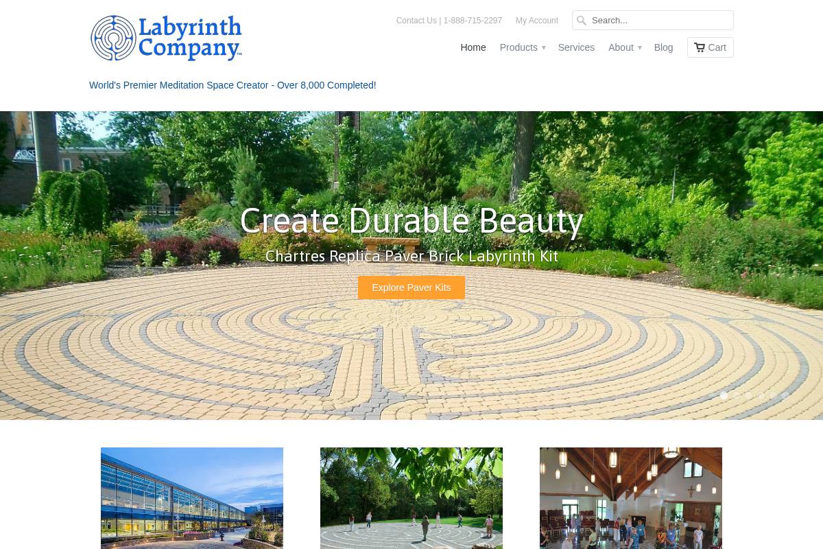 labyrinthcompany.com homepage screenshot