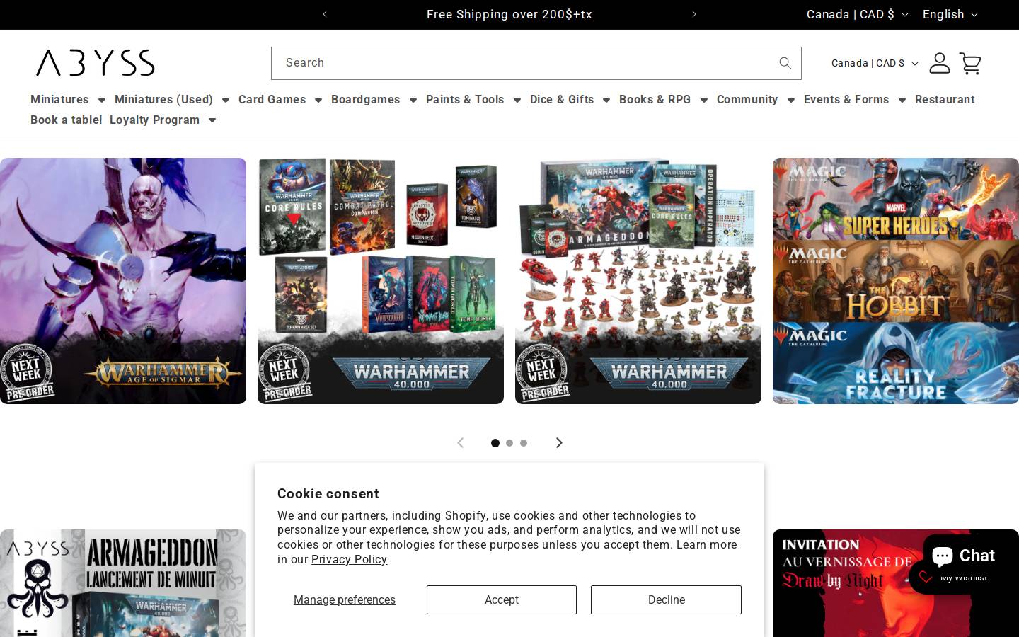 labyss.com homepage screenshot