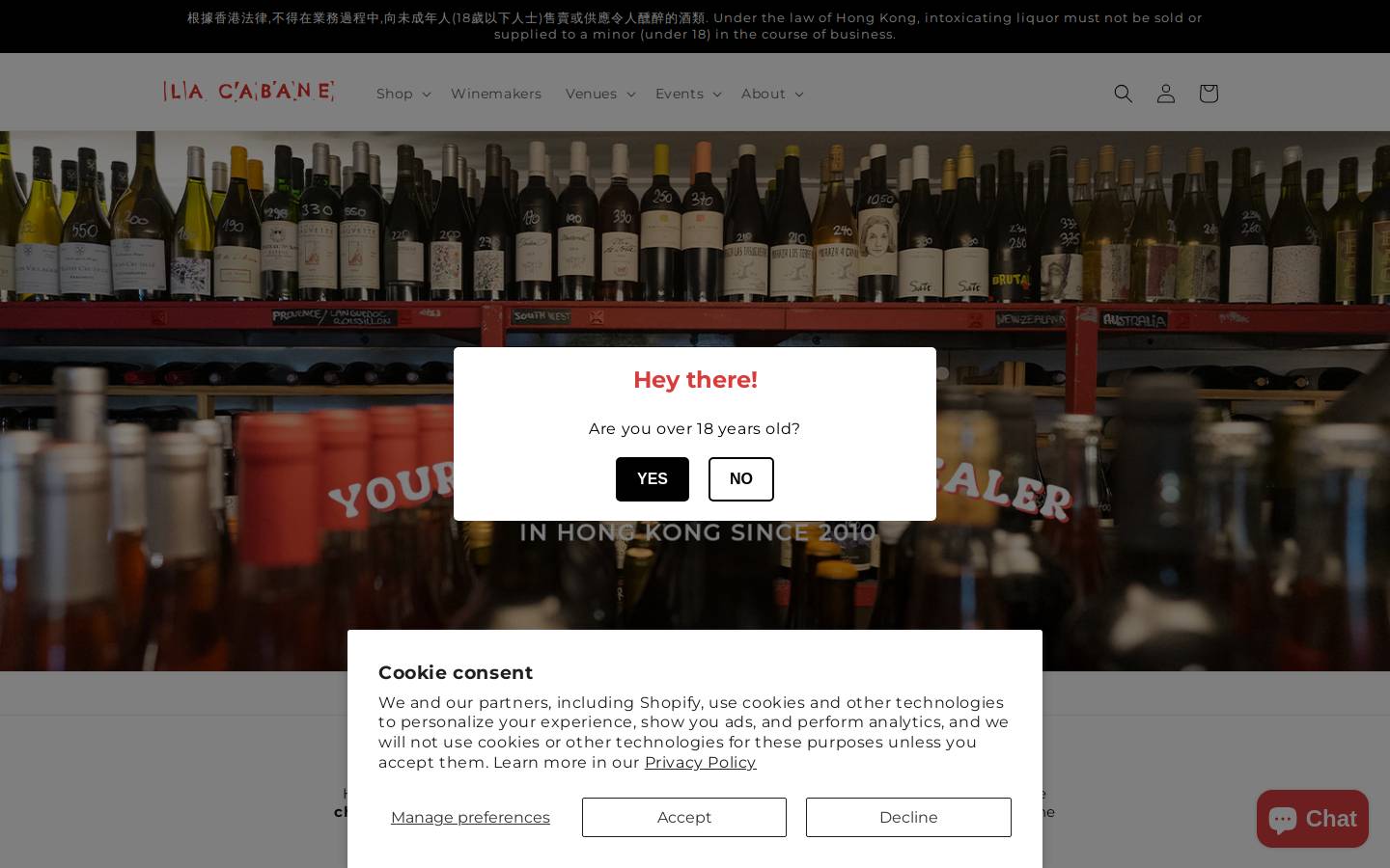 lacabane.hk homepage screenshot