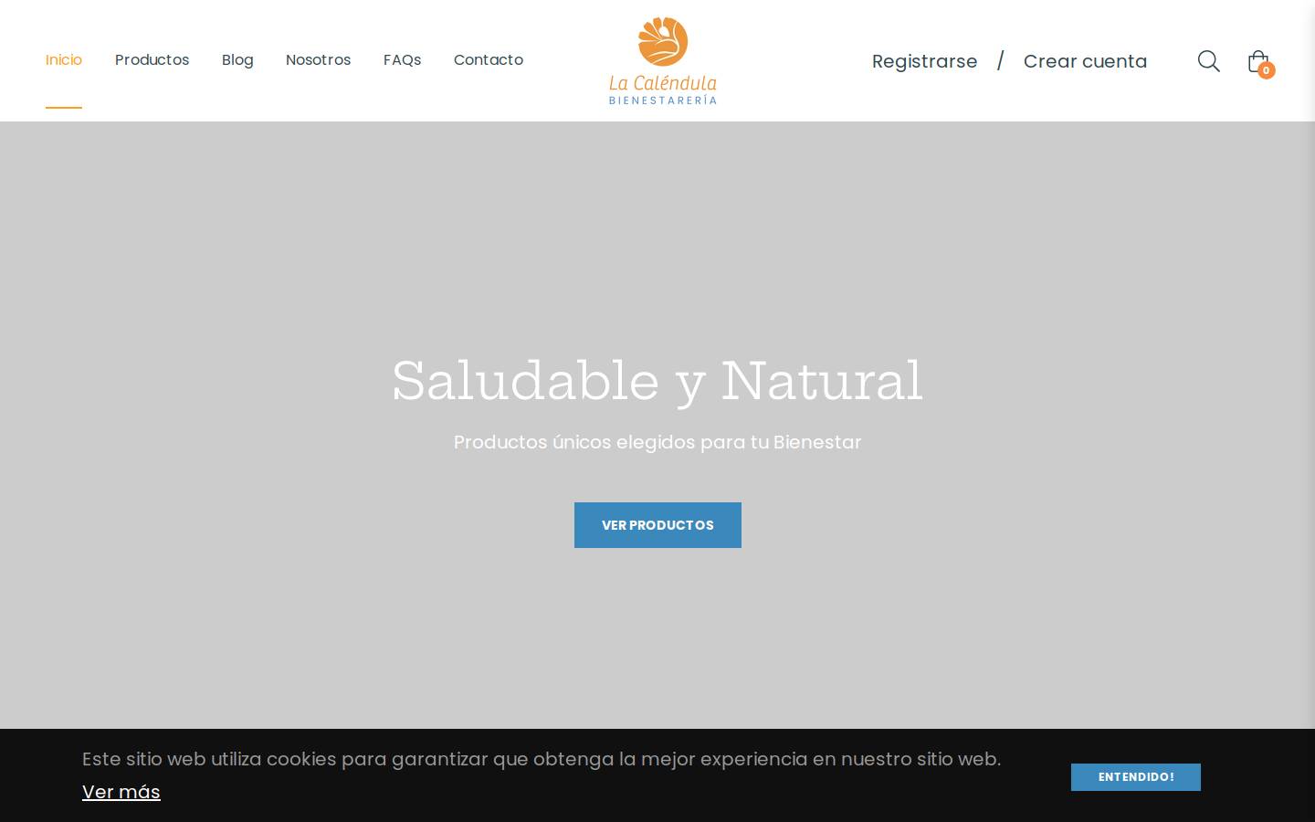 lacalendulabienestareria.com homepage screenshot