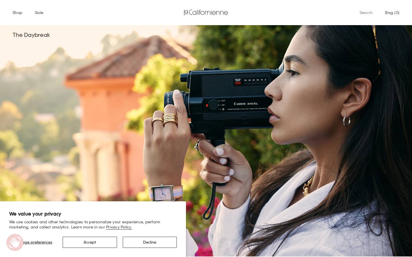 lacalifornienne.com homepage screenshot