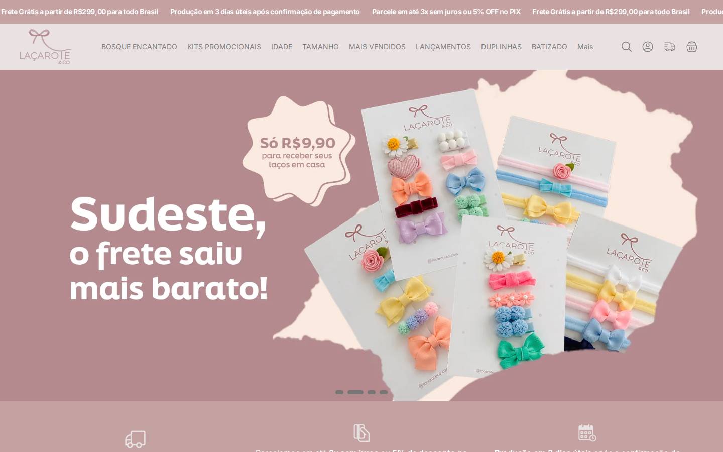 lacaroteeco.com.br homepage screenshot