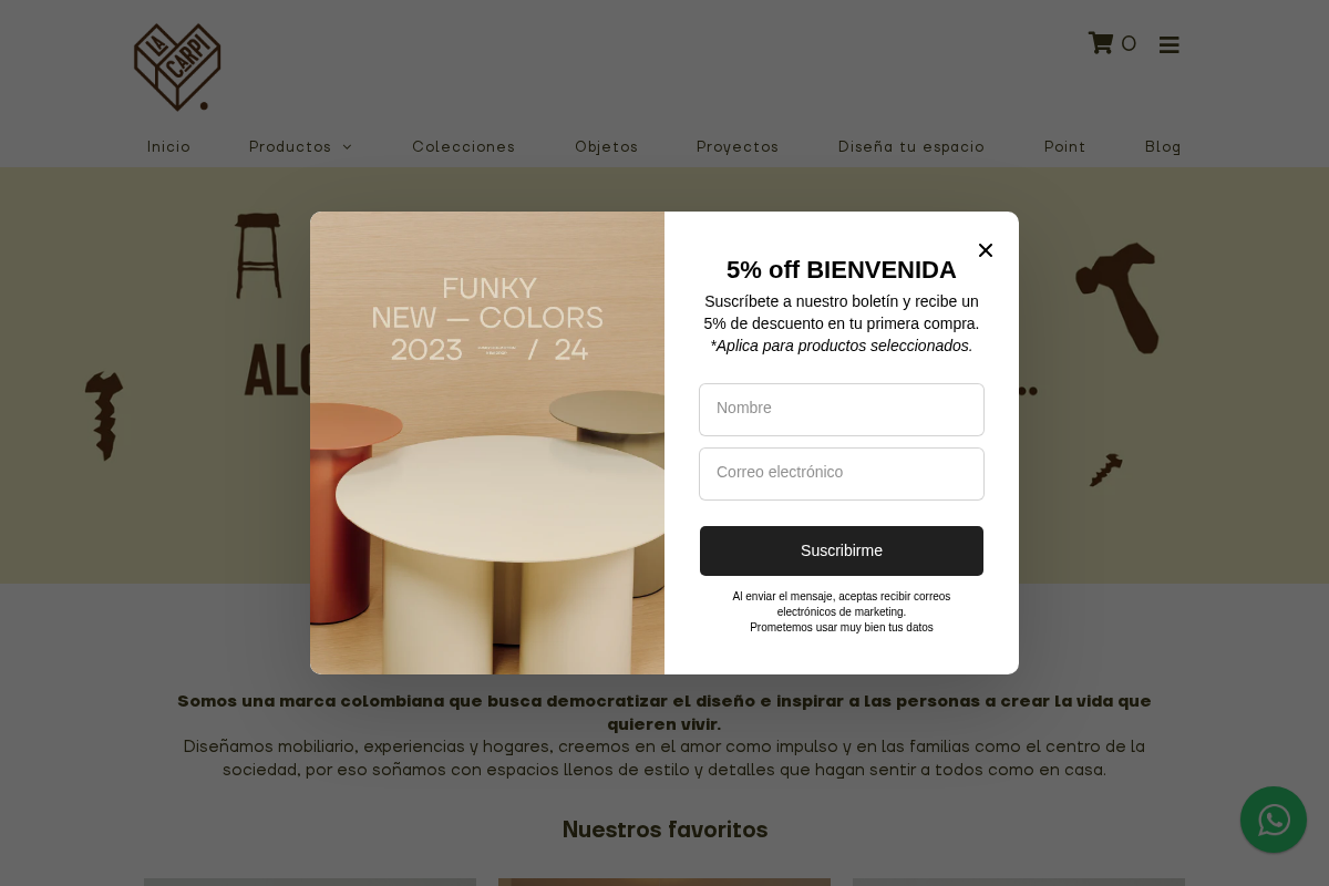 La Carpintería con Amor S.A.S homepage screenshot