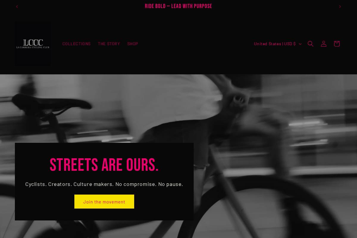 lacarrera416.com homepage screenshot