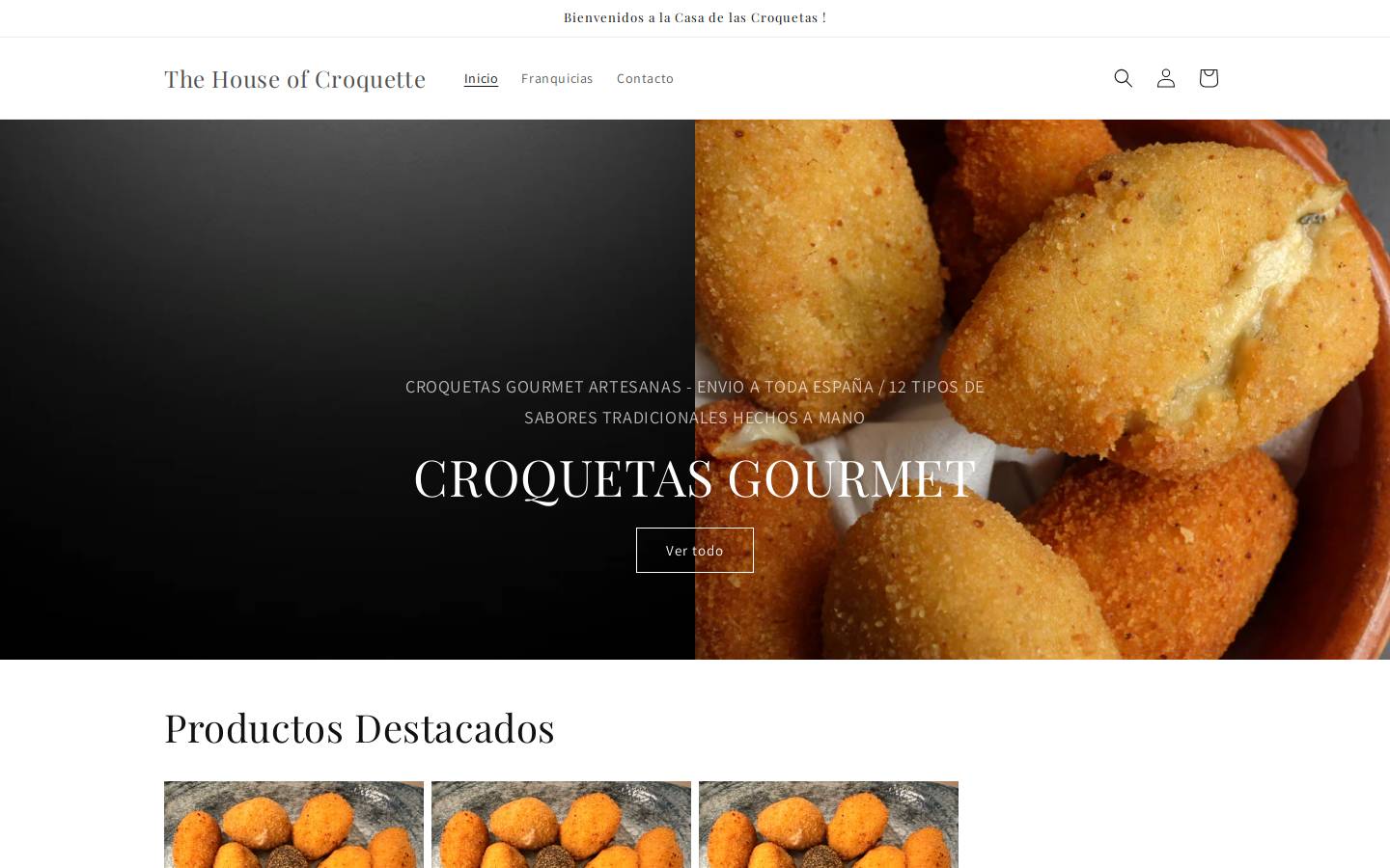 lacasadelascroquetas.es homepage screenshot