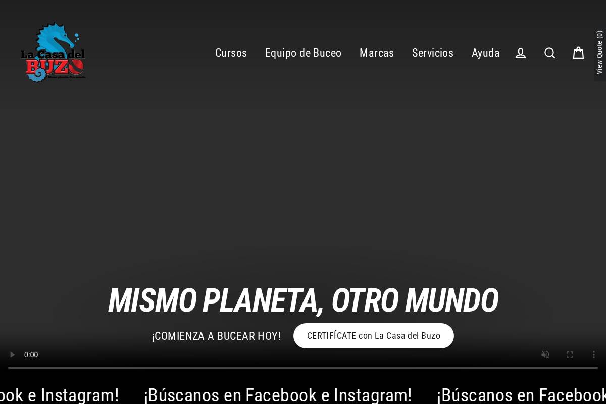 lacasadelbuzo.net homepage screenshot