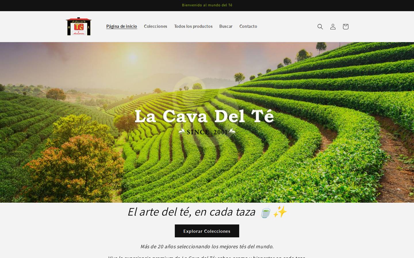 lacavadelte.com homepage screenshot