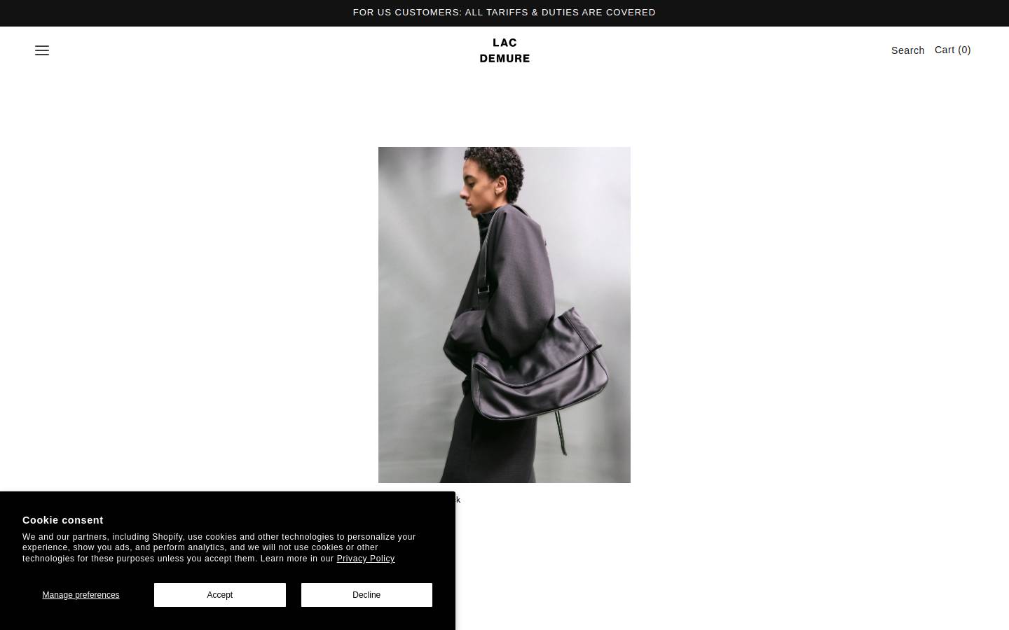 Lac Demure homepage screenshot