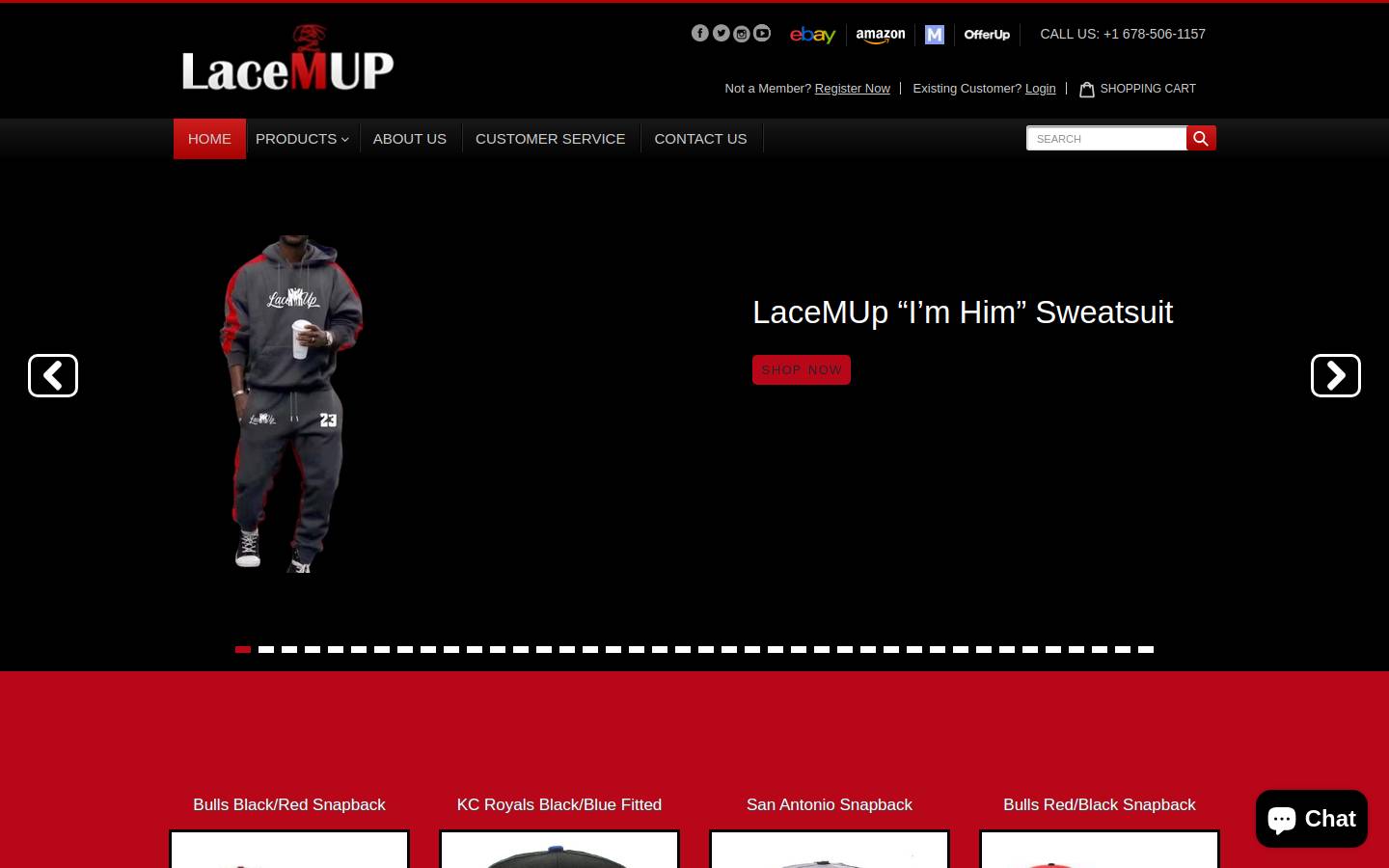 lace-mup.com homepage screenshot