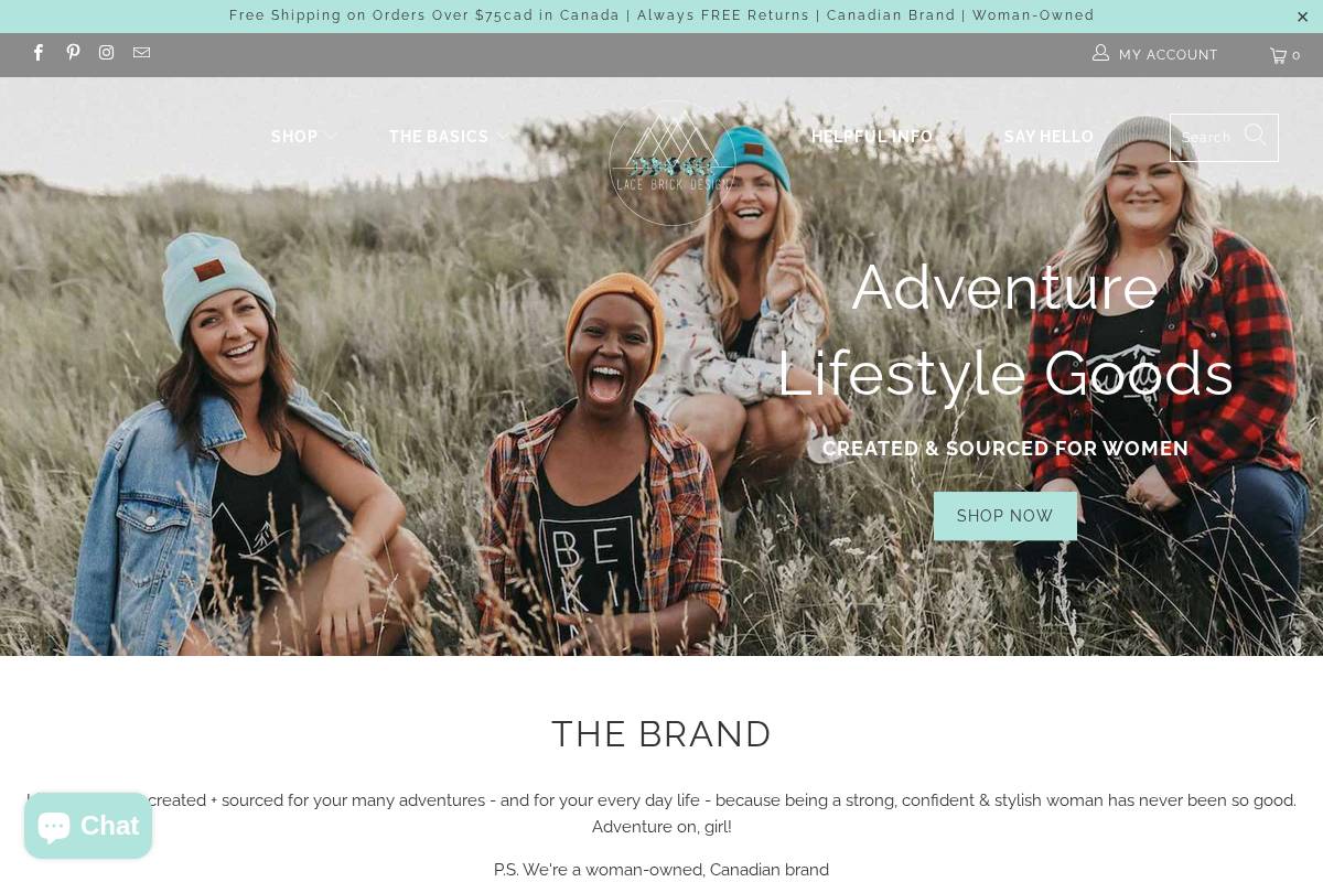 lacebrickdesign.com homepage screenshot