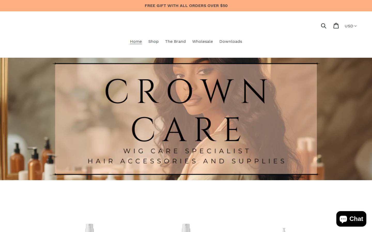 lacedhairproducts.com homepage screenshot