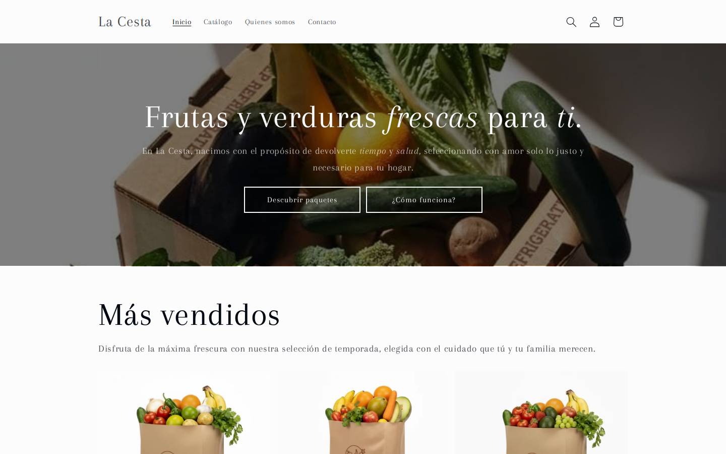lacesta.mx homepage screenshot