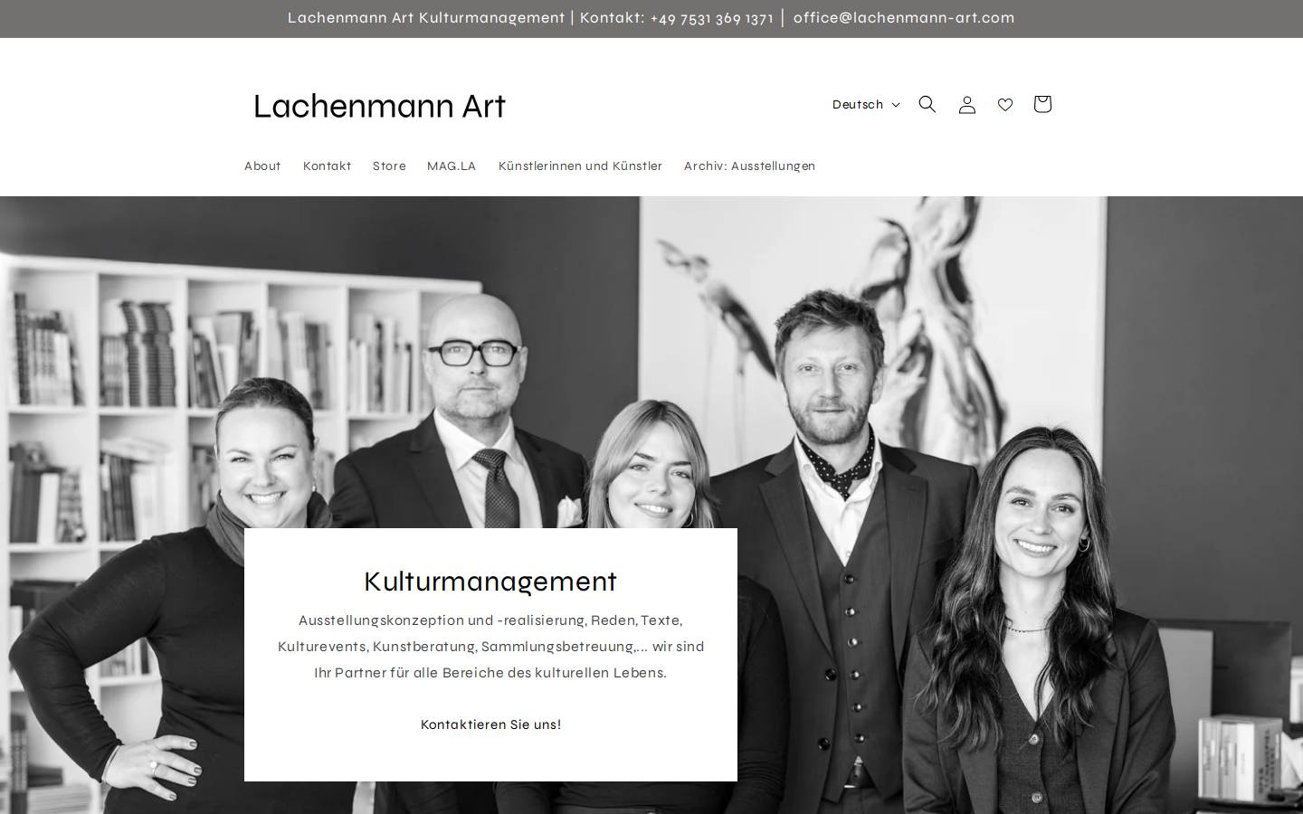 lachenmann-art.store homepage screenshot