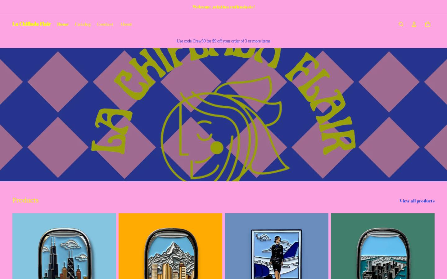 lachifladaflair.com homepage screenshot