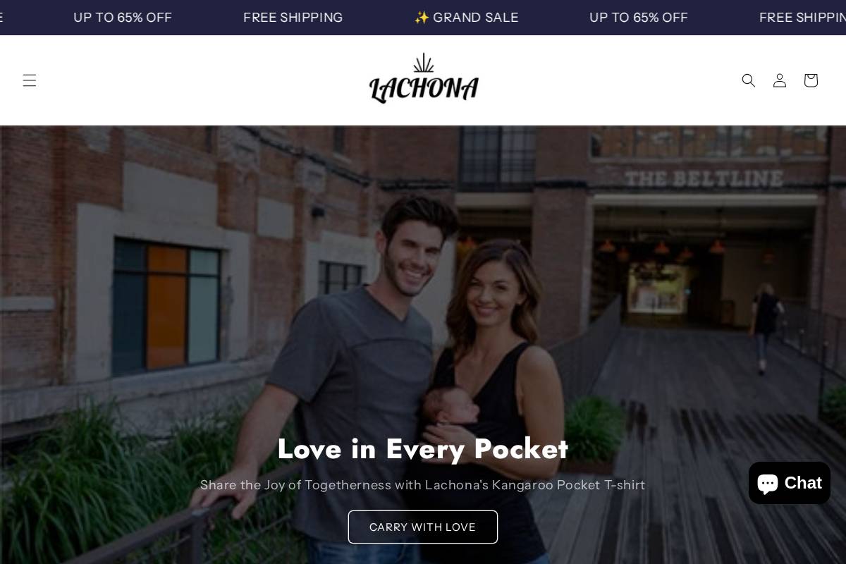 Lachona homepage screenshot