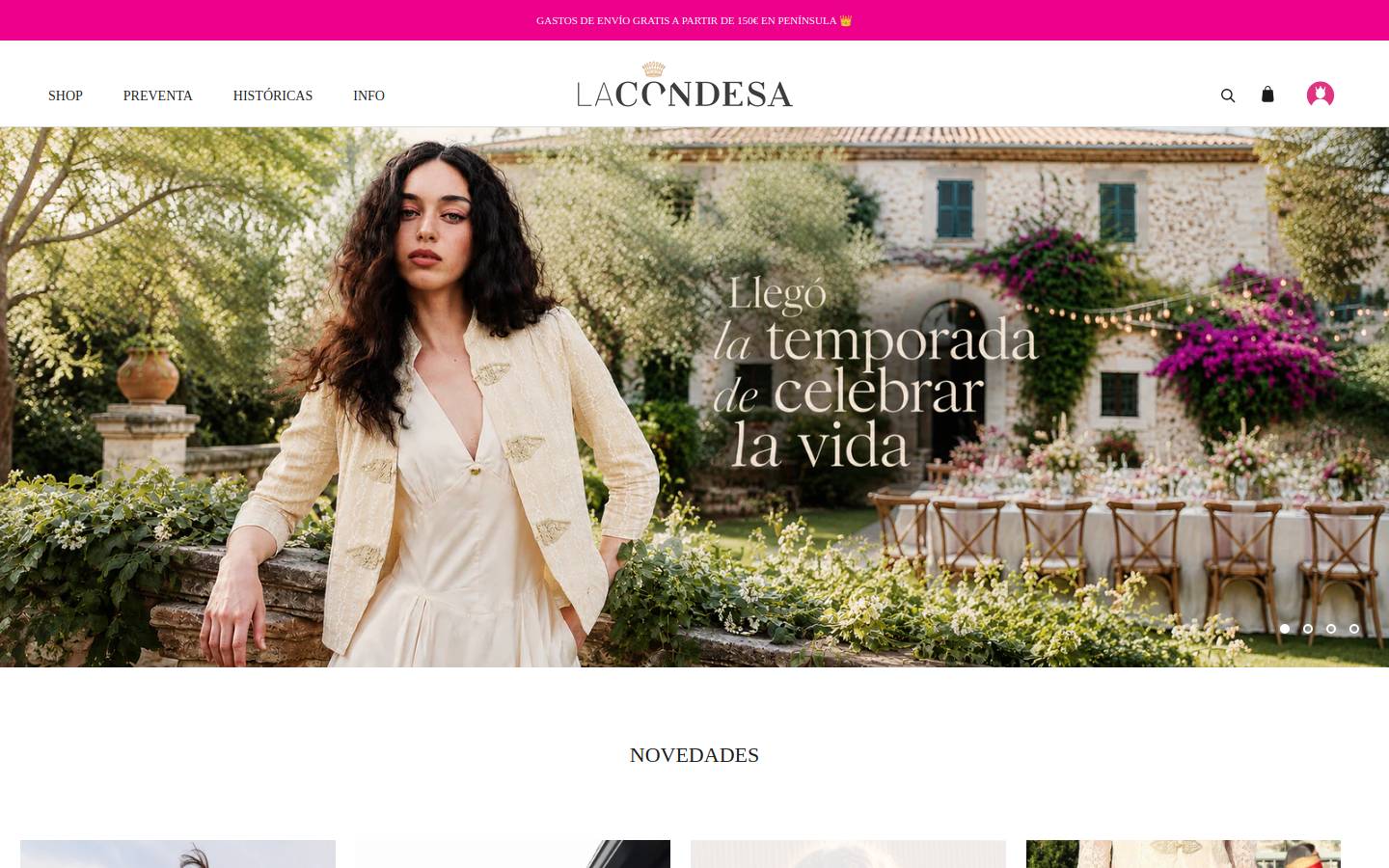 lacondesa.es homepage screenshot