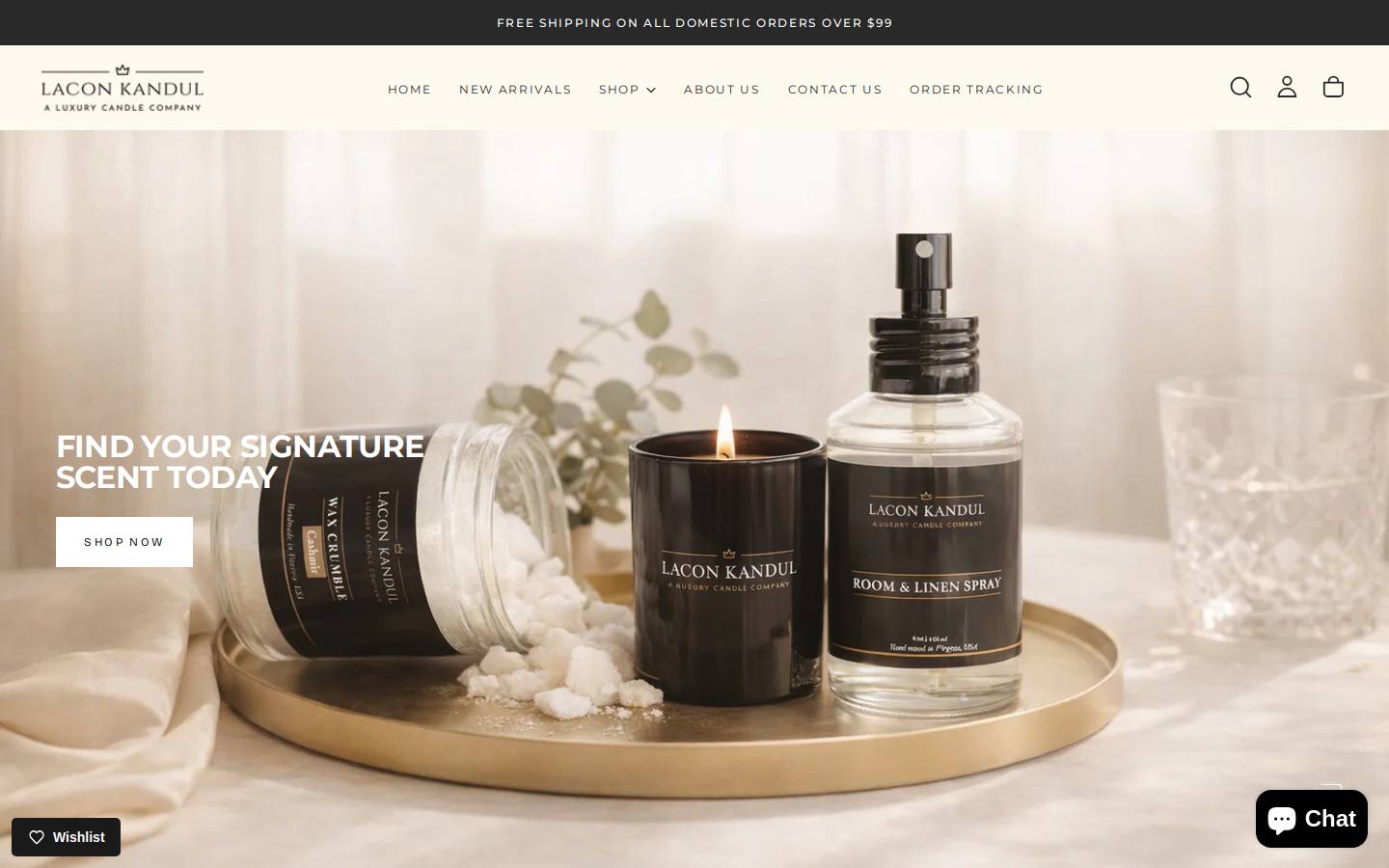 laconkandul.com homepage screenshot