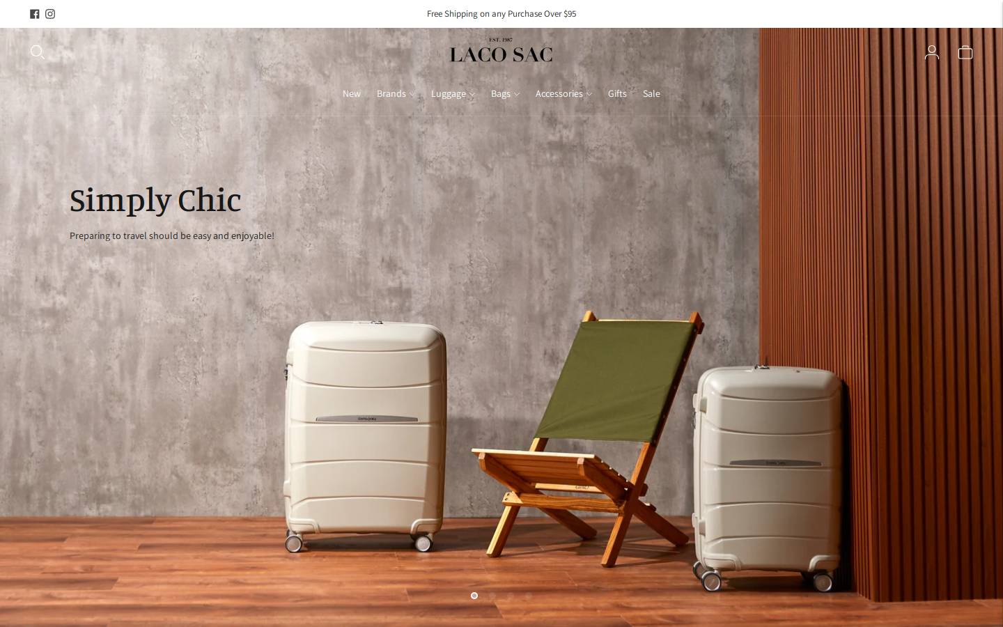 lacosac.com homepage screenshot