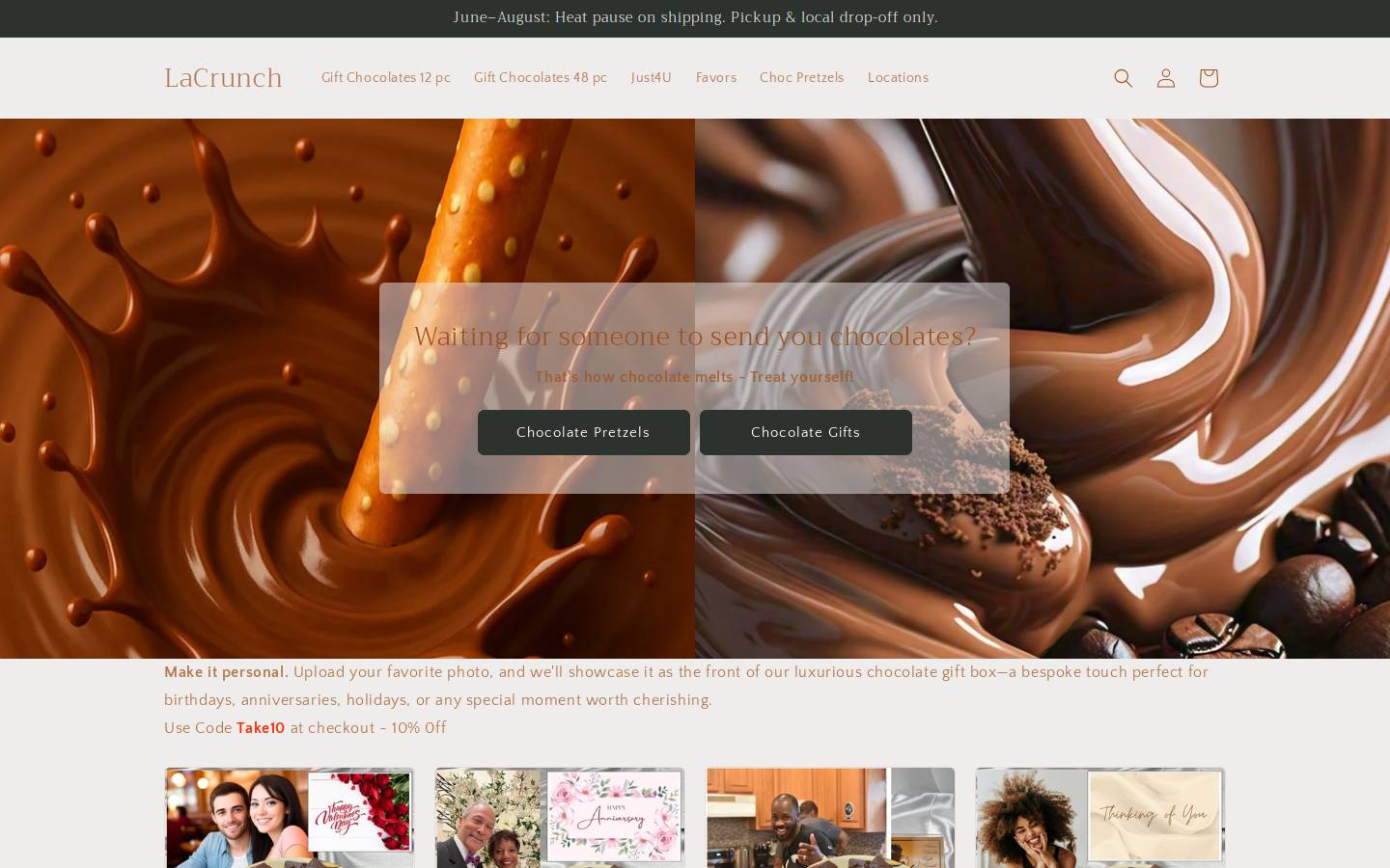 lacrunch.com homepage screenshot