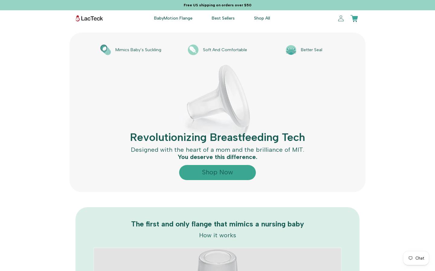Lacteck homepage screenshot