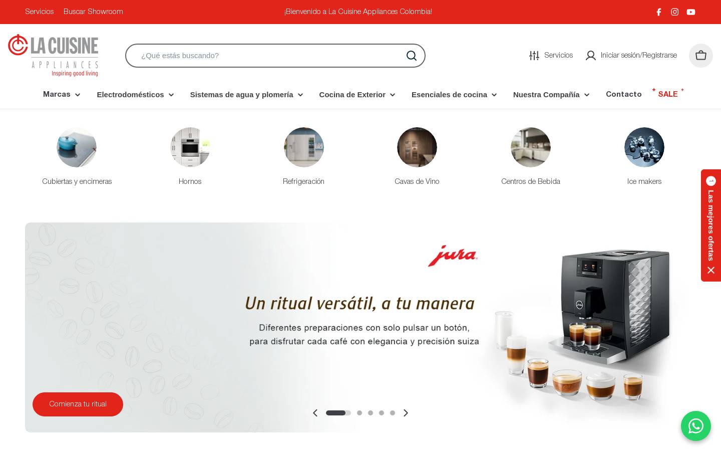 La Cuisine Appliances homepage screenshot