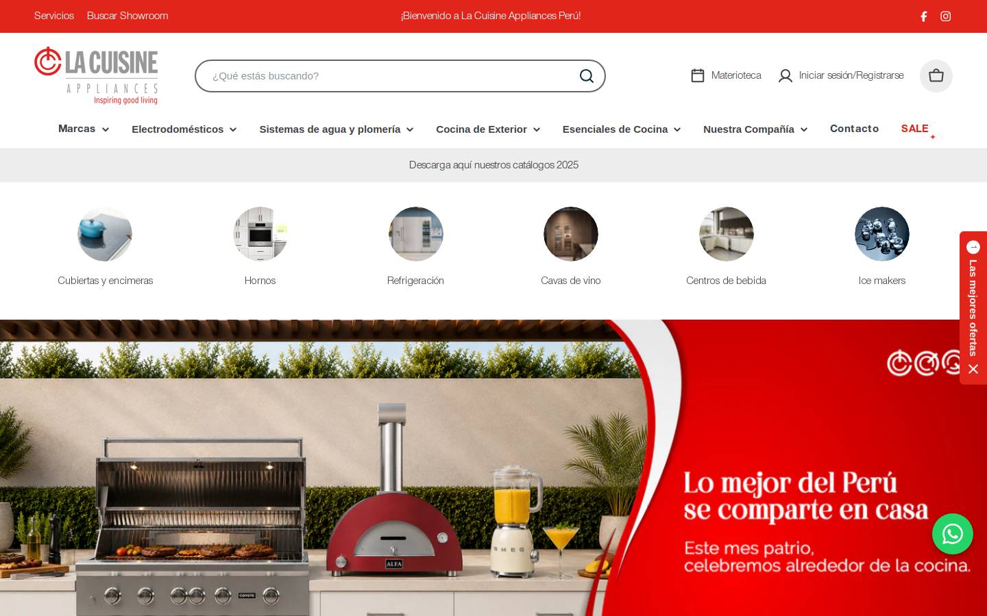 La Cuisine Appliances homepage screenshot