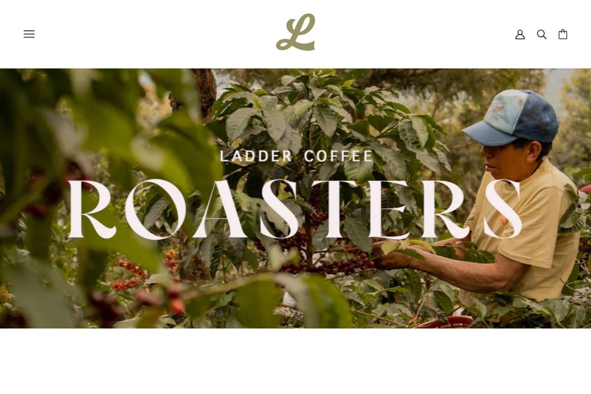 laddercoffee.com homepage screenshot
