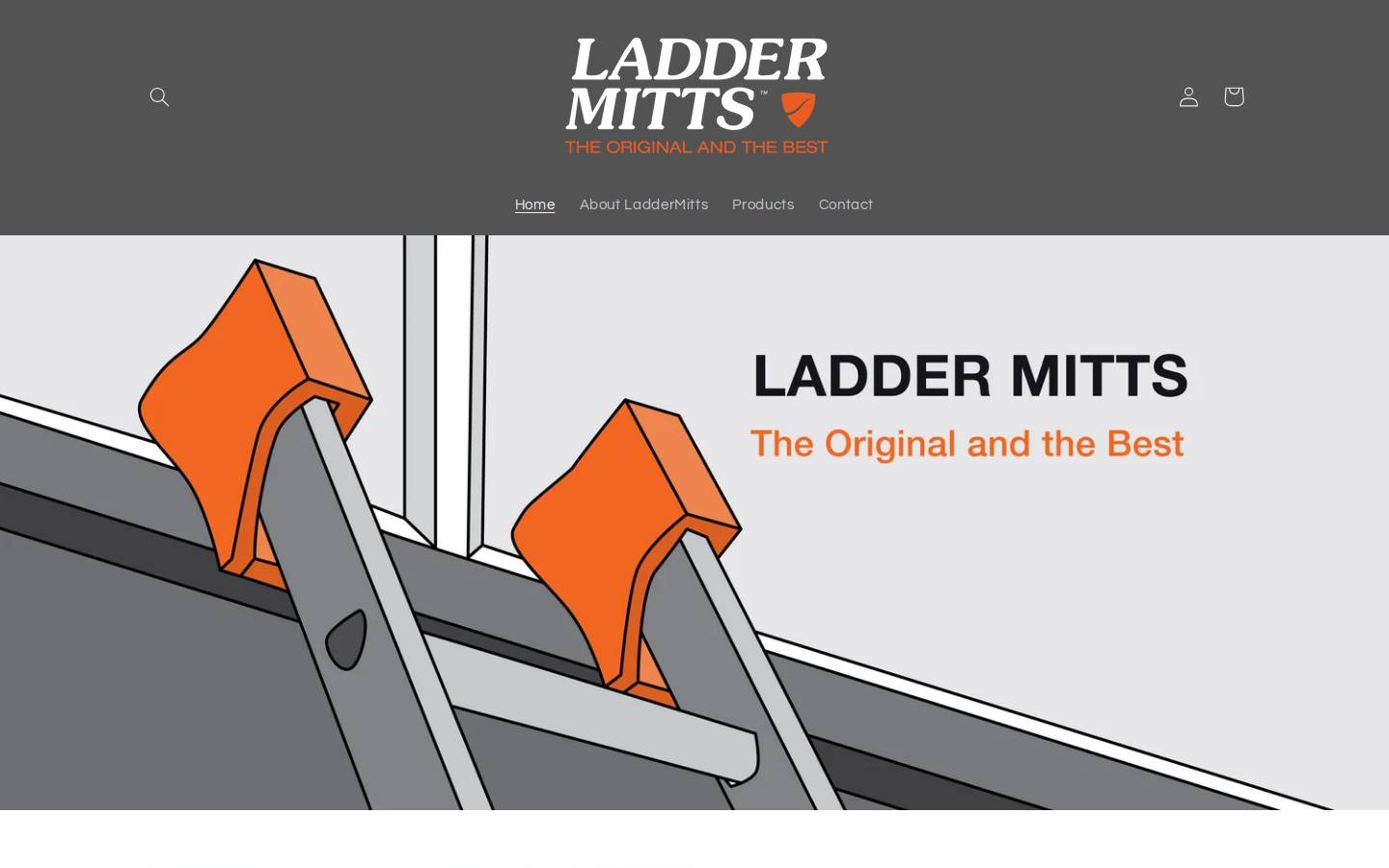 laddermitts.co.uk homepage screenshot