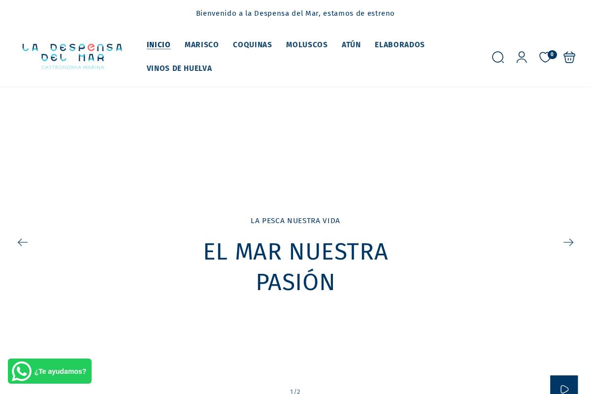 ladespensadelmar.com homepage screenshot