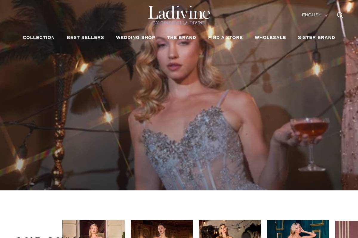 ladivine.com homepage screenshot