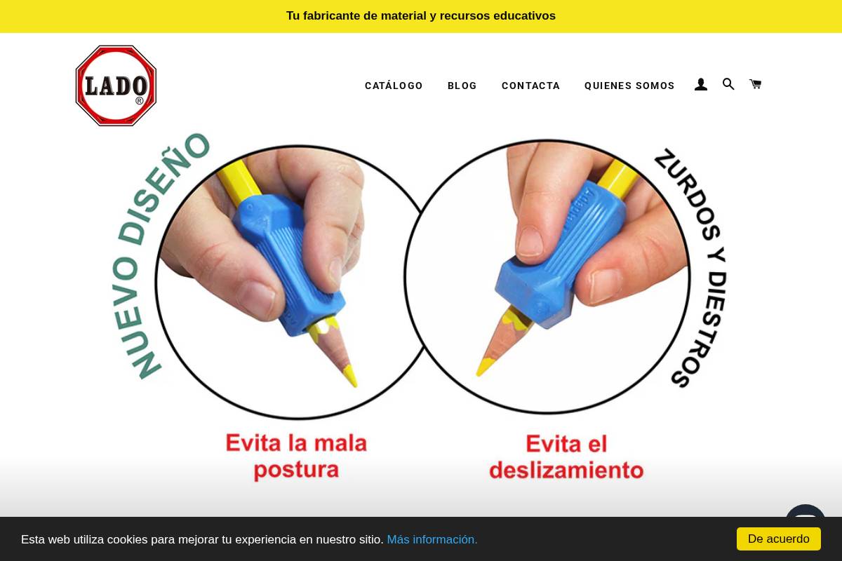 Lado homepage screenshot