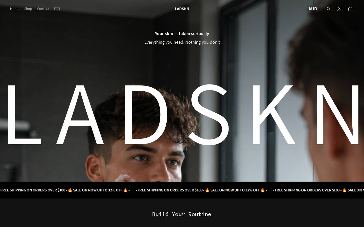 ladskn.com homepage screenshot
