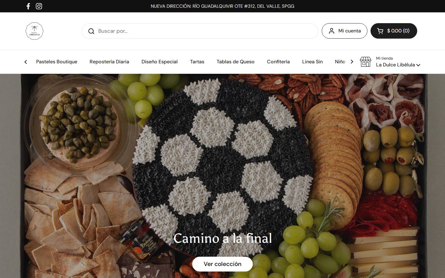 ladulcelibelula.com homepage screenshot