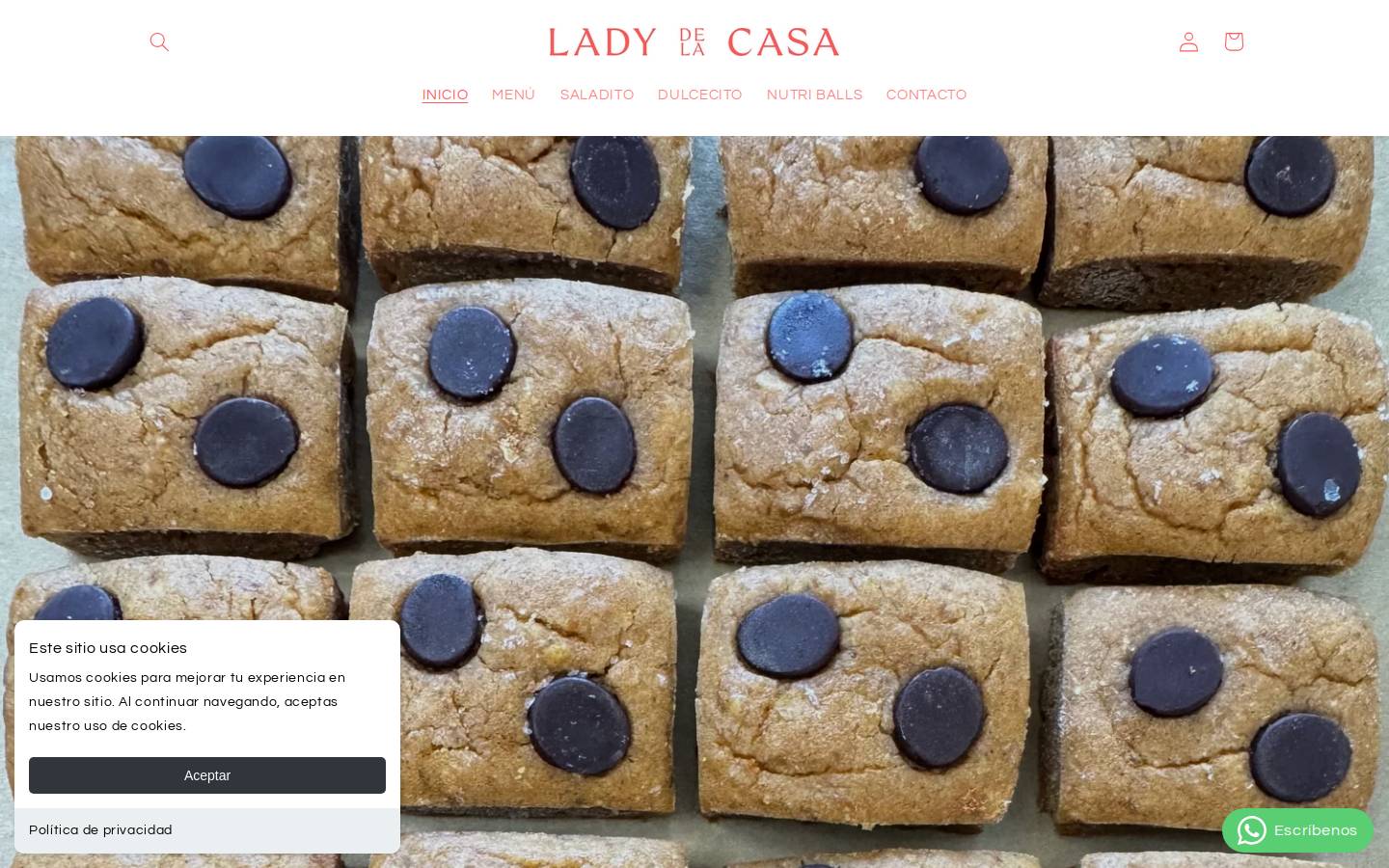 ladydelacasa.com homepage screenshot