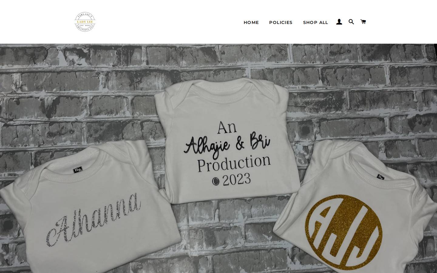 ladyleescreations.com homepage screenshot