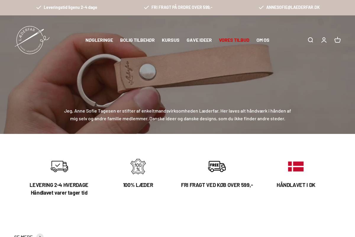 laederfar.dk homepage screenshot