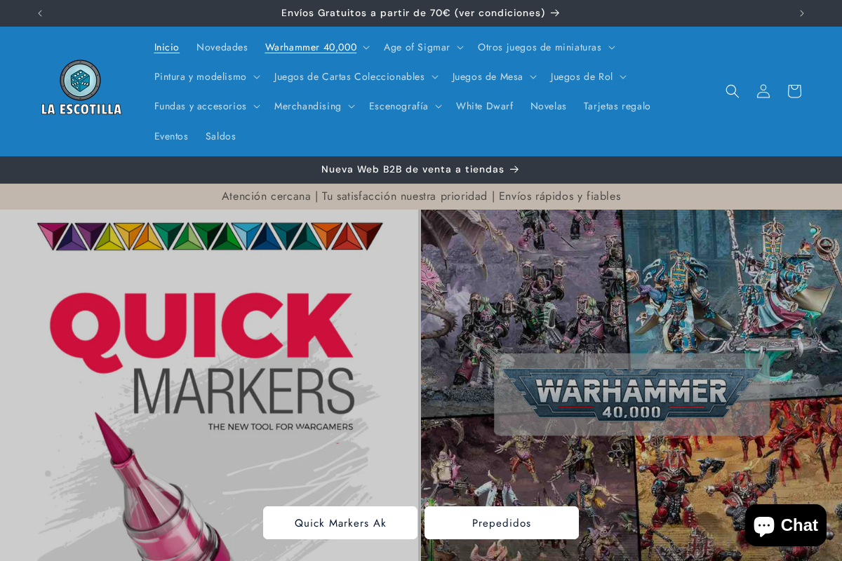 La Escotilla homepage screenshot