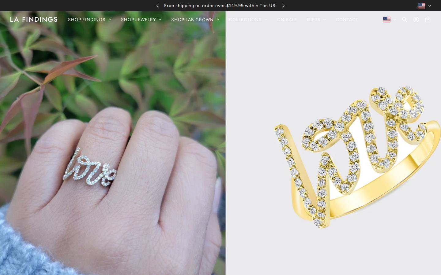 lafindings.com homepage screenshot